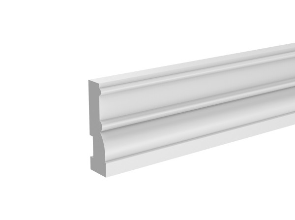 Плинтус для пола 30х100 мм Ultrawood Base 014 244 см ЛДФ белый