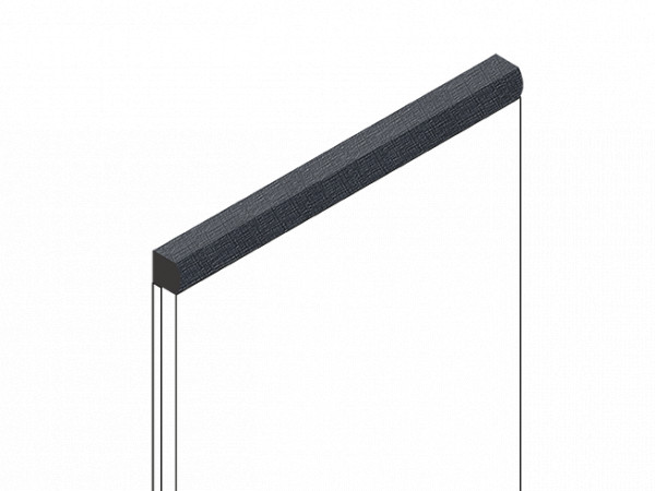 Декоративная рейка HiWood D15V2 BK114 под дерево фитополимер 15х15х2700 мм