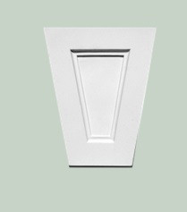 Фронтон Orac Decor Purotouch D402 150х121 мм полиуретановый белый