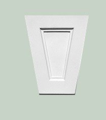 Фронтон Orac Decor Purotouch D402 150х121 мм полиуретановый белый