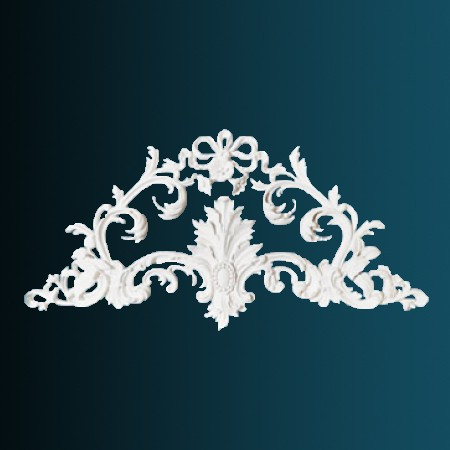 Заказать Декоративный орнамент Перфект G2396 390х770х25 мм белый из полиуретана 