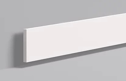 Напольный плинтус NMC Floorstyl FL9 100х8 мм 200 см белого цвета