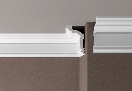 Заказать Потолочный плинтус 60х40 мм Де-Багет XPS POLYMER ПП 04 белый полистирол 200 см 