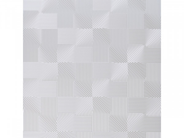 Декоративная отделочная стеновая панель 3D 600х4 мм HiWood Maximum DM625 IV15 композит с геометрическим узором 300 см