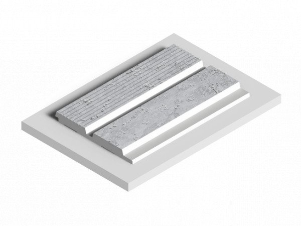 Декоративная стеновая панель 3D HiWood LV123 W50 декорированная из фитополимера 12х120х2700 мм