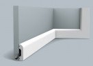 Заказать Напольный плинтус 50х13 мм Orac Decor Duropolymer SX182 белый 2 м 