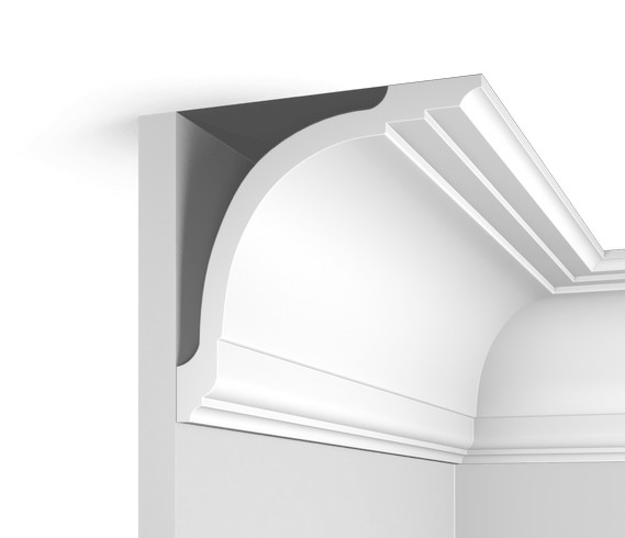 Заказать Потолочный плинтус HiWood A212 белый фитополимер 150х150х2000 мм 