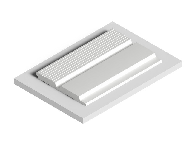 Заказать Декоративная стеновая панель 3D HiWood LV123 NP белая из фитополимера 12х120х2700 мм 