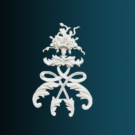 Заказать Декоративный орнамент Перфект G2407 336х218х25 мм белый из полиуретана 