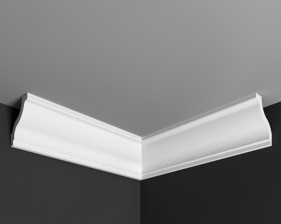 Заказать Угол внутренний к плинтусу Де-Багет П 04 40/45 белый полистирол 