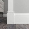 Заказать Декоративный дверной декор 85х155 мм Ultrawood D 1085 ЛДФ белый 