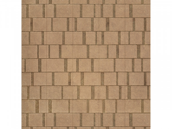 Декоративная отделочная стеновая панель 3D 600х4 мм HiWood Maximum DM626 BR70 композит с геометрическим узором 300 см