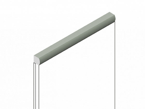 Декоративная рейка HiWood D15V2 GN69 под дерево фитополимер 15х15х2700 мм