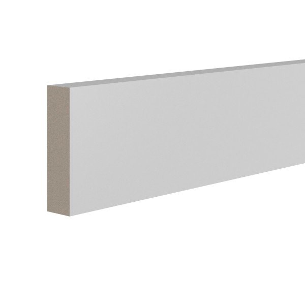 Профиль 12х57 мм Ultrawood E2E 9988 244 см ЛДФ белый