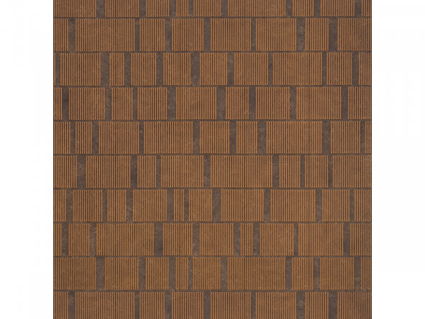 Декоративная отделочная стеновая панель 3D 600х4 мм HiWood Maximum DM626 BR71 композит с геометрическим узором 300 см