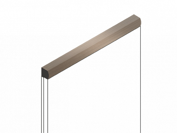 Декоративная рейка HiWood D15V2 G216 под дерево фитополимер 15х15х2700 мм