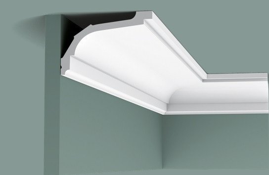 Заказать Потолочный плинтус 76х116 мм гибкий Orac Decor Purotouch Flex C220F белый 2 м 