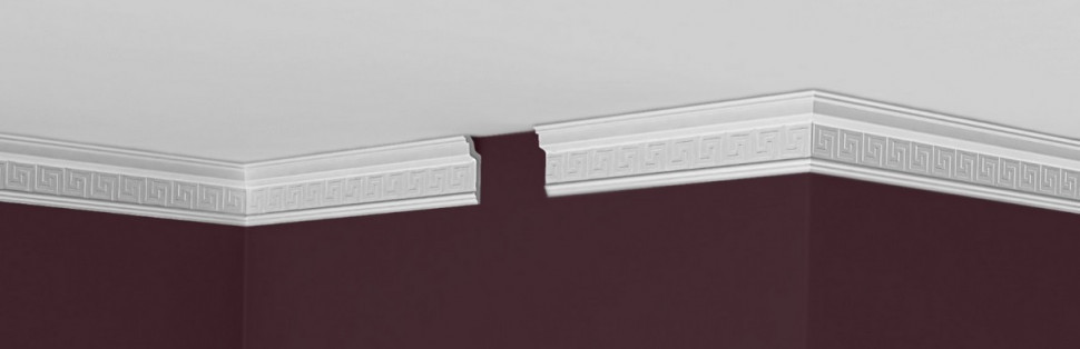 Заказать Потолочный плинтус 64х28 мм Де-Багет Декор ДП 05/70 белый полистирол 200 см 