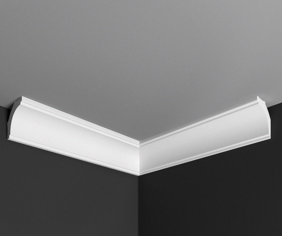 Заказать Угол внутренний к плинтусу Де-Багет П 05 35/35 белый полистирол 