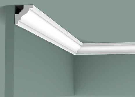 Заказать Потолочный плинтус 29х29 мм гибкий Orac Decor Purotouch Flex C230F белый 2 м 