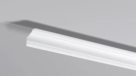 Декоративный потолочный плинтус NMC MB 22х22 200 см белого цвета