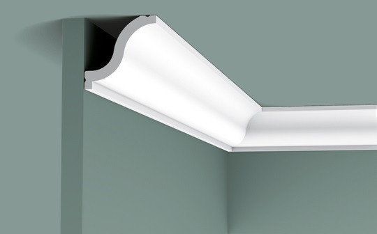 Потолочный плинтус 54х55 мм Orac Decor Duropolymer CX108 белый 2 м