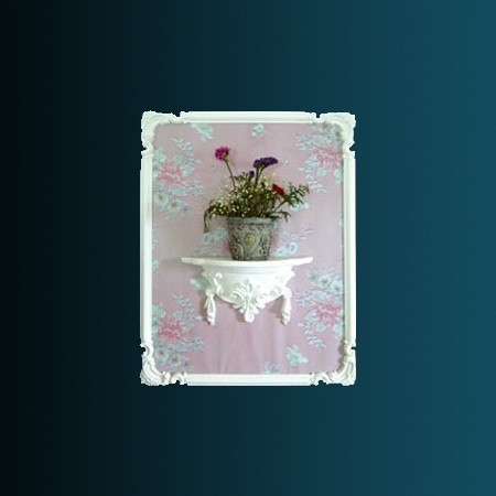 Заказать Декоративная полка Перфект K5016 235х450х151 мм белая из полиуретана 