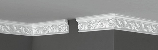 Заказать Потолочный плинтус 65х27 мм Де-Багет Декор ДП 01/70 белый полистирол 200 см 