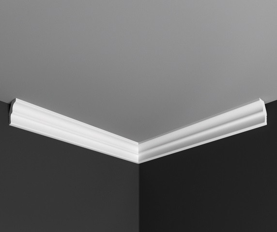 Заказать Угол внутренний к плинтусу Де-Багет П 06 18/24 белый полистирол 