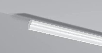 Декоративный потолочный плинтус NMC ME 25х20 200 см белого цвета