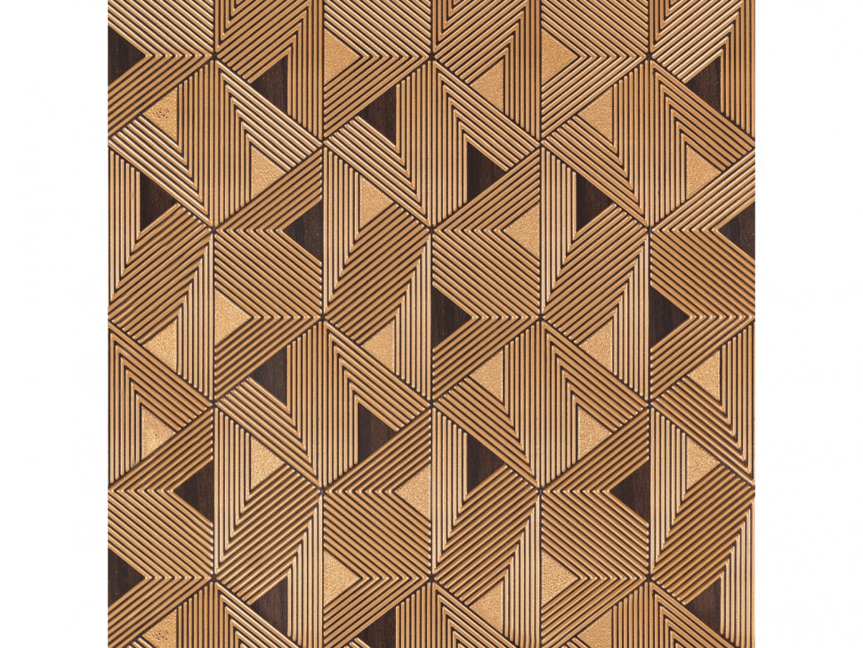 Заказать Декоративная отделочная стеновая панель 3D 600х4 мм HiWood Maximum DM629 BR55 композит с геометрическим узором 300 см 