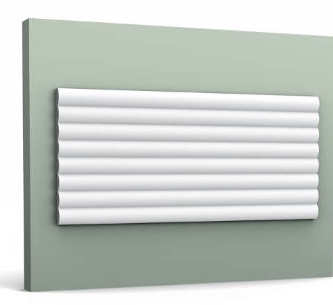 Декоративная стеновая панель 3D 250х2000 мм Orac Decor W110 белая