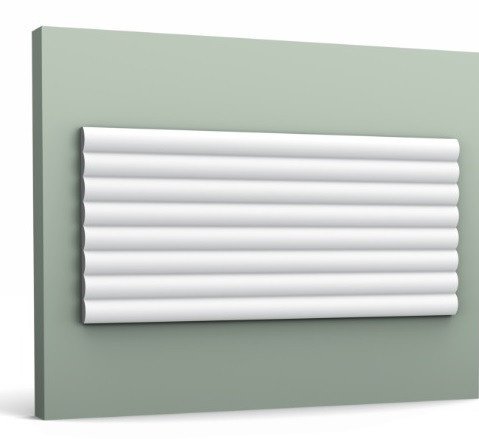 Декоративная стеновая панель 3D 250х2000 мм Orac Decor W110 белая