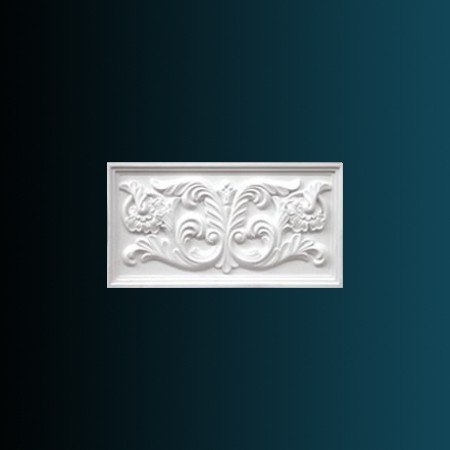 Декоративное панно Перфект K4023 240х450х30 мм белое из полиуретана