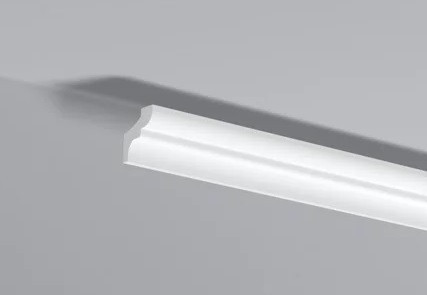 Заказать Декоративный потолочный плинтус NMC MF 35х30 200 см белого цвета 