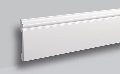 Заказать Гибкий напольный плинтус NMC Floorstyl FL2 Flex 120х15 200 см белого цвета 