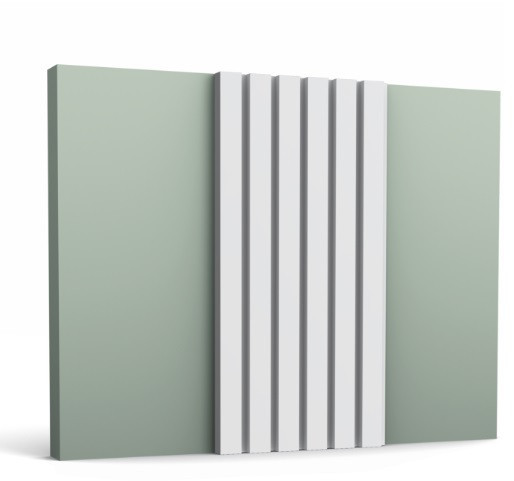 Декоративная стеновая панель 3D 250х2000 мм Orac Decor W111 белая