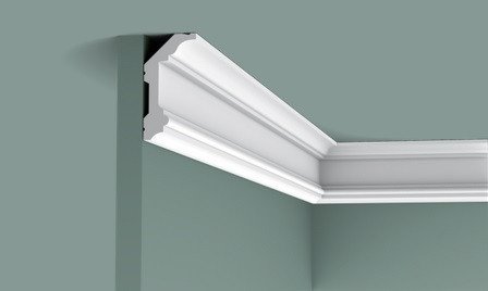 Заказать Потолочный плинтус 99х50 мм гибкий Orac Decor Purotouch Flex C321F белый 2 м 