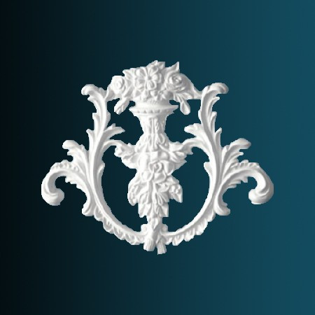 Заказать Декоративный орнамент Перфект G2208 204х170х16 мм белый из полиуретана 
