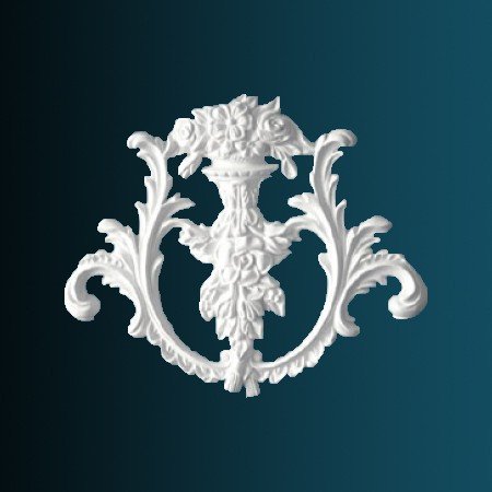 Заказать Декоративный орнамент Перфект G2208 204х170х16 мм белый из полиуретана 