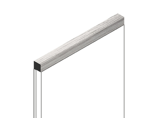 Заказать Декоративная рейка HiWood D12V1 GR24 под дерево фитополимер 12х12х2700 мм 