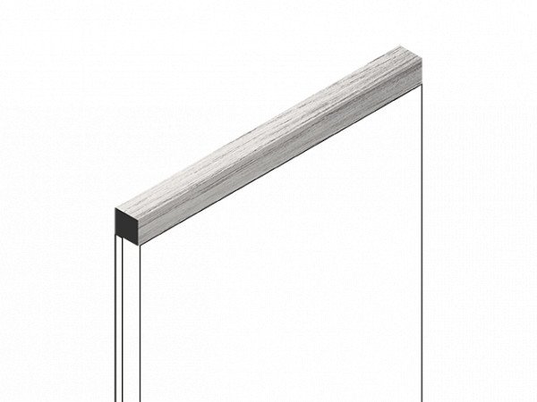 Декоративная рейка HiWood D12V1 GR24 под дерево фитополимер 12х12х2700 мм