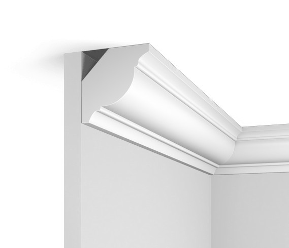 Заказать Потолочный плинтус HiWood CI20V1 белый фитополимер 20х20х2000 мм 