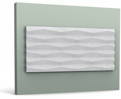 Декоративная стеновая панель 3D 250х2000 мм Orac Decor W112 белая