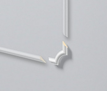 Заказать Уголок к интерьерным молдингам NMC Arstyl SP2-4 80х80 (комплект 4 штуки) белый 