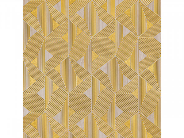 Декоративная отделочная стеновая панель 3D 600х4 мм HiWood Maximum DM629 G19 композит с геометрическим узором 300 см