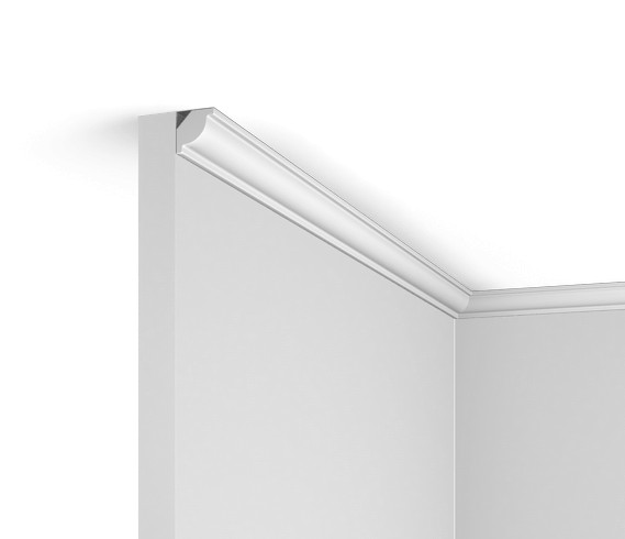 Заказать Потолочный плинтус HiWood CI20V2 белый фитополимер 20х20х2000 мм 