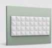 Заказать Декоративная стеновая панель 3D 250х2000 мм Orac Decor W113 белая 