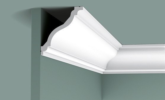 Заказать Потолочный плинтус 122х111 мм гибкий Orac Decor Purotouch Flex C333F белый 2 м 