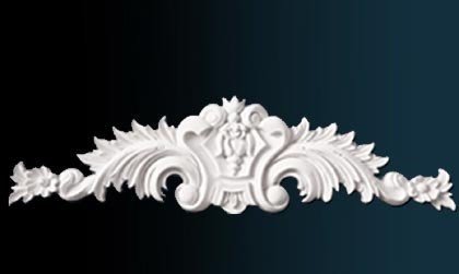 Декоративный орнамент Перфект P1003 250х935х36 мм белый из полиуретана